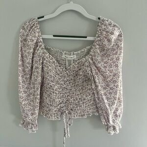 Miley + Molly Lilac Floral Top